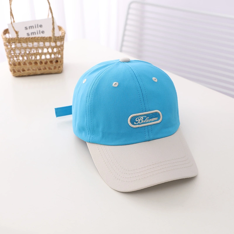 Two Color Splicing Cute Baseball Caps Adjustable Children&prime;s Caps