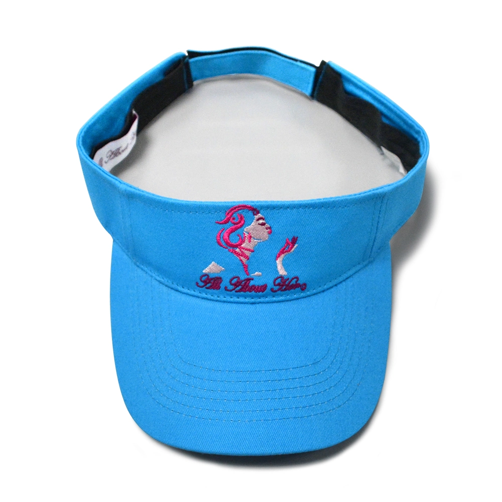 Manufacture Professional Sports Fit Lightweight Running Visor Cap Hats with Visor