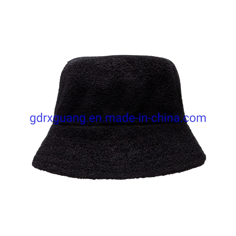 Wholesale Fashion Embroidery Custom Terry Towel Cloth Bucket Hat