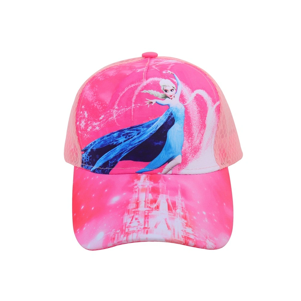 Children&prime;s Hat Princess Aisha Baseball Cap Summer Net Hat Shade Cap