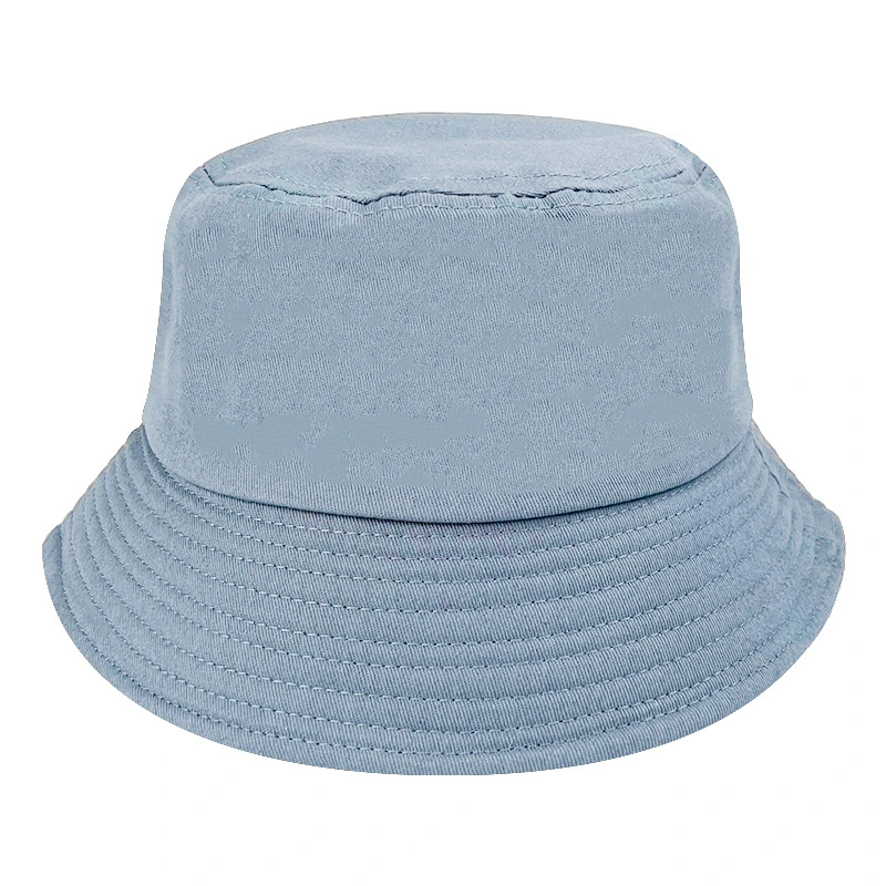 OEM&ODM Fisherman Female Printed-Logo Male Solid-Colour Light Cotton Cap Bucket Hat