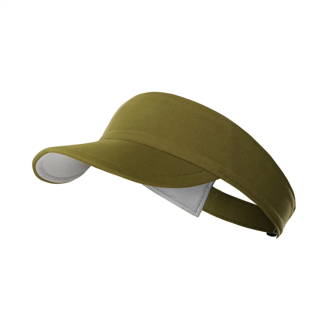 Adults Cheap High Quality Sun Custom Logo Women Summer Visor Hat