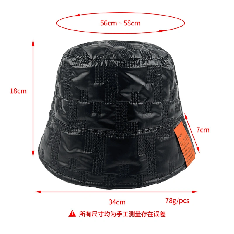 Customized New Leather Fisherman Men Retro Cool Leather PU Cap Bucket Hat