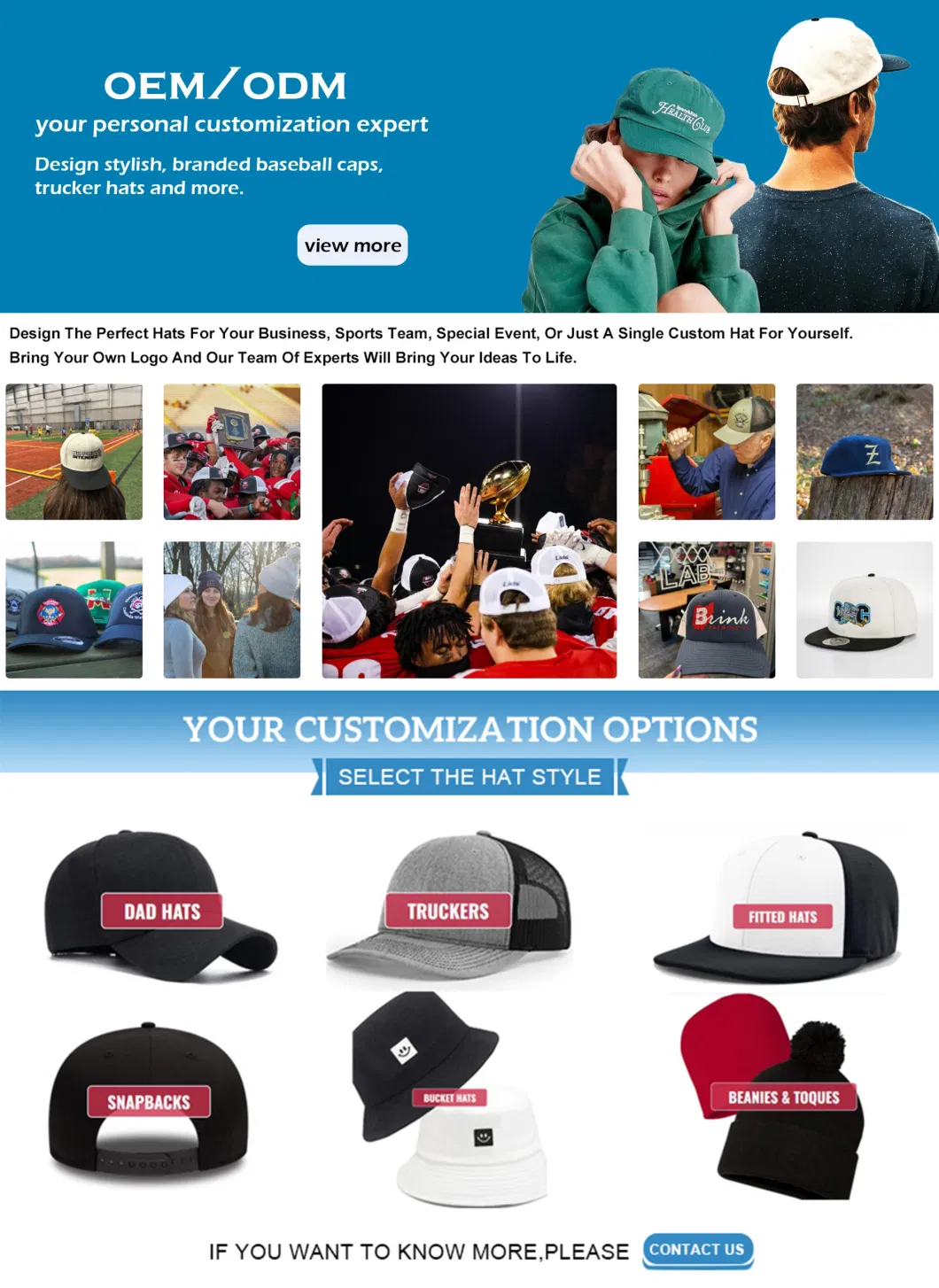 Custom Designer Mens Baseball Caps and Hats Wholesale UK