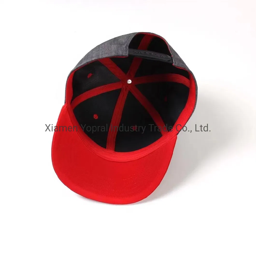 White Polyester or Cotton Dry Fit Baseball Cap with Logo Golf Hat