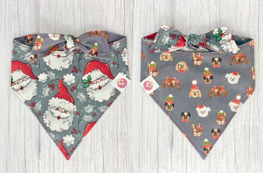 Hanyang Wholesale Cotton Printed Washable Triangle Bibs Pet Dog Bandana