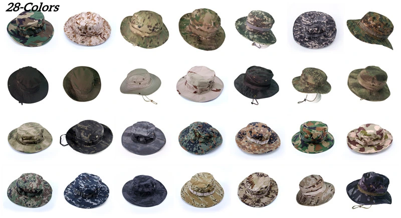 Acu Camo Tactical Boonie Bucket Caps Custom Army style Camouflage Military style Boonie Hats