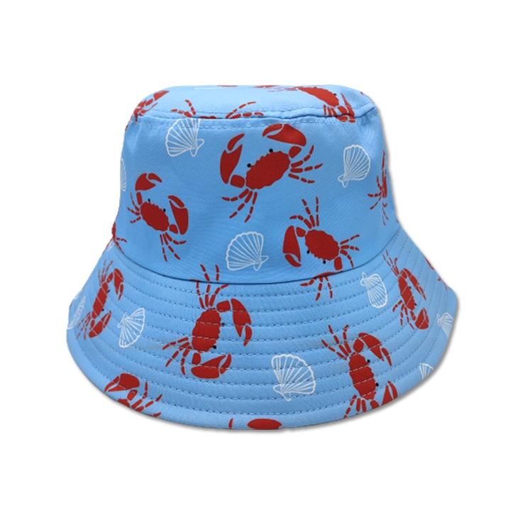 Summer Fashion Designer Reversible Custom Printed Pattern Bucket Hat