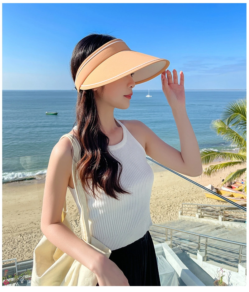 Summer Fashion Women&prime;s Sunblock Hat Outdoor Sun Empty Top Hat