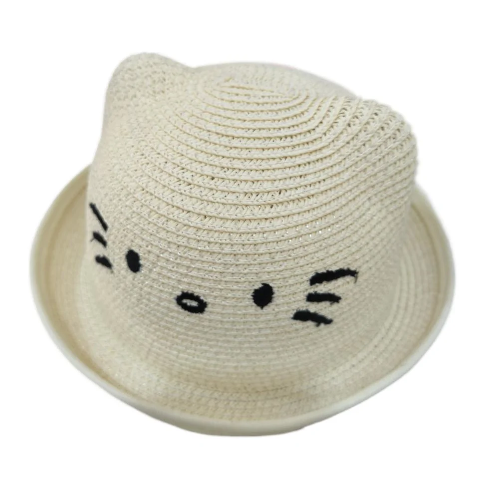Luxury Women Beach Sunshade Foldable Lady Wide Brim Panama Wholesale Spring Summer Korean Wrapped Paper Straw Hat