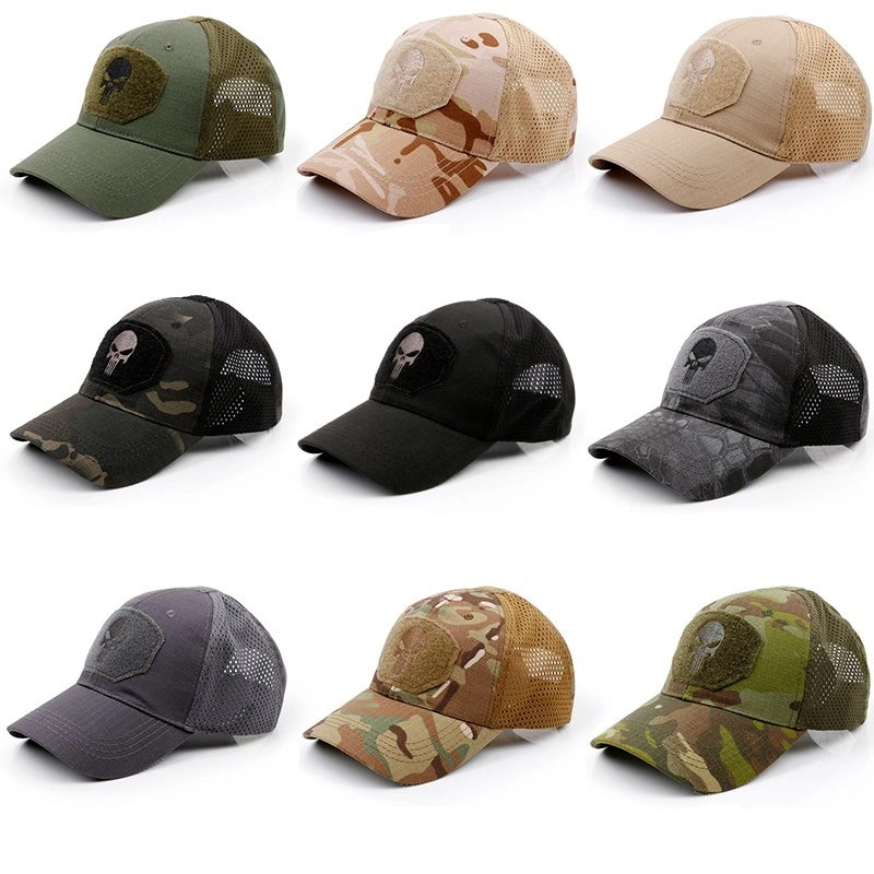 Hot Sale Full Fabric Baseball Us Army style Cap with Mesh Net