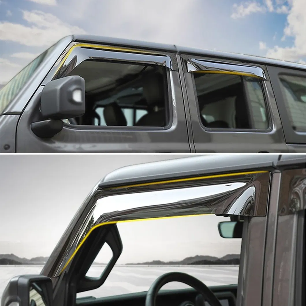 Original 4 Doors Window Visor Protection for Jeep Wrangler Jl 2018+