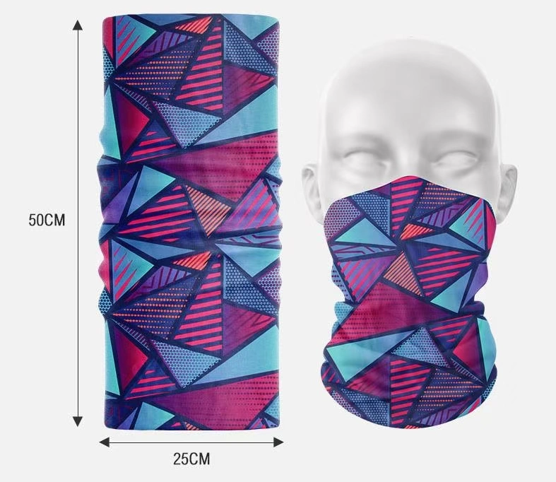 Seamless Tube Multifunctional Bandana with Rept Fabric