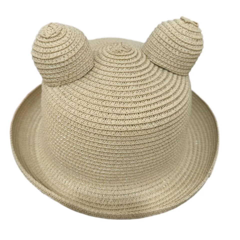Luxury Women Beach Sunshade Foldable Lady Wide Brim Panama Wholesale Spring Summer Korean Wrapped Paper Straw Hat