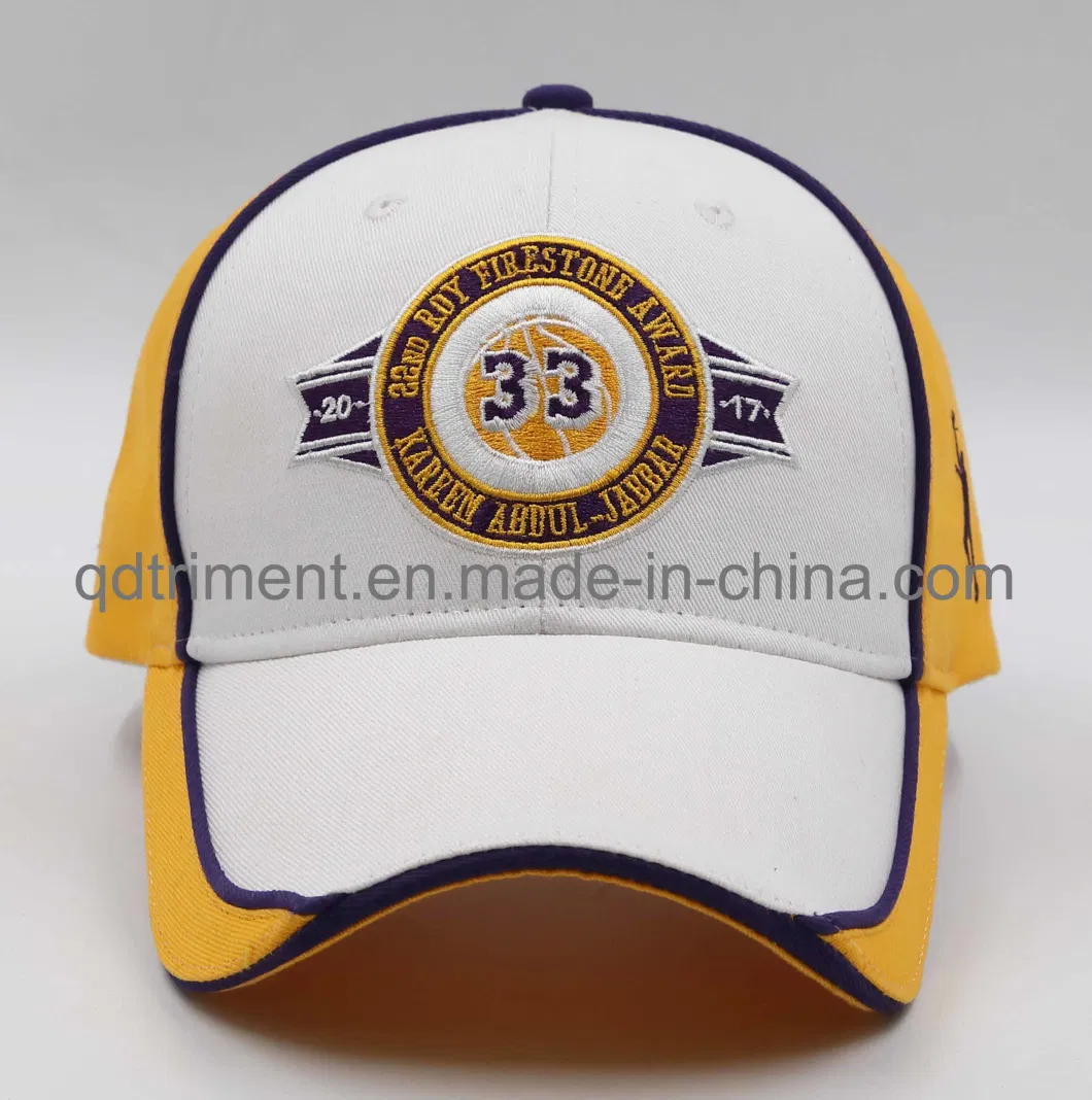 Brushed Cotton Twill Sandwich Embroidery Sport Baseball Cap (TRB040)