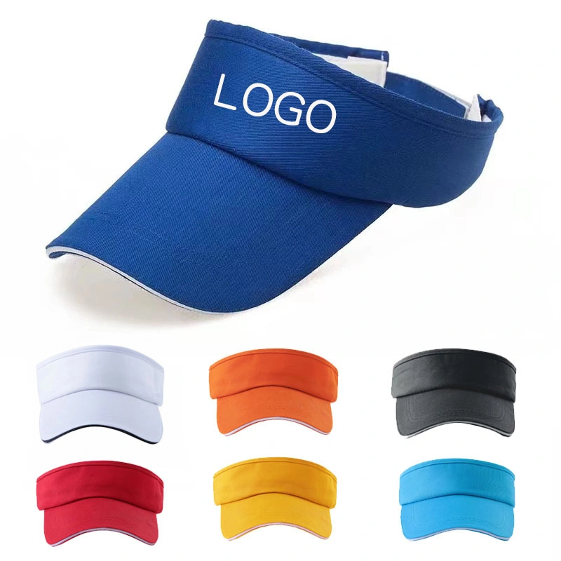 Sport Sun Visor Hats Adjustable Empty Top Baseball Cap Cotton Ball Caps