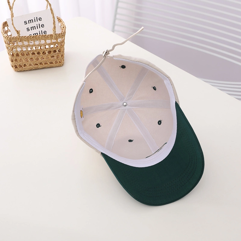 Two Color Splicing Cute Baseball Caps Adjustable Children&prime;s Caps