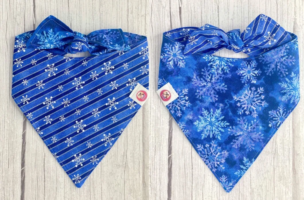 Hanyang Wholesale Cotton Printed Washable Triangle Bibs Pet Dog Bandana