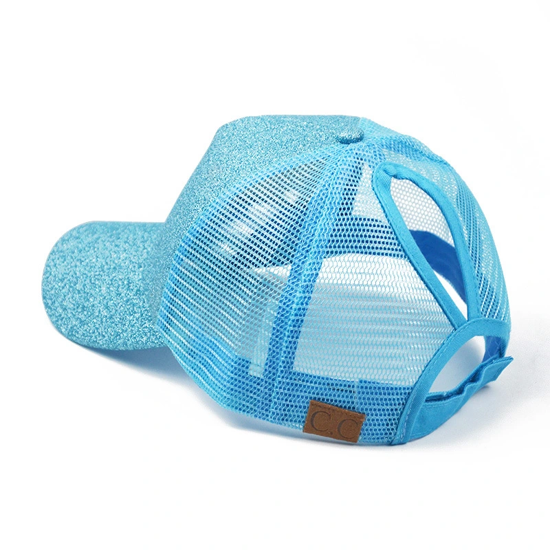 Low MOQ OEM Outdoor Fashionable Fluorescent Blingbling Baseball Cap