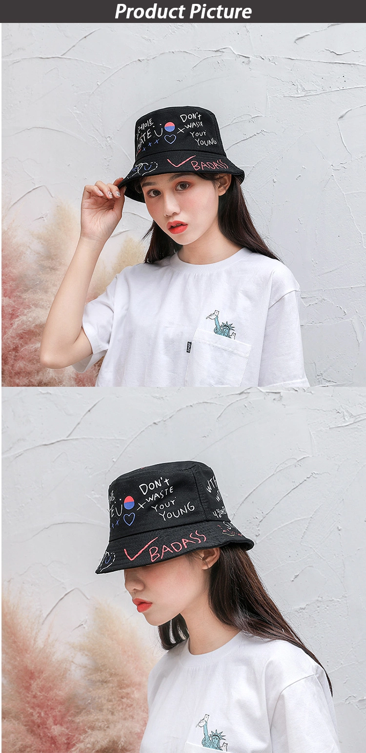 Wholesale High Quality Customized Designed Cotton Fishing Bucket Hat