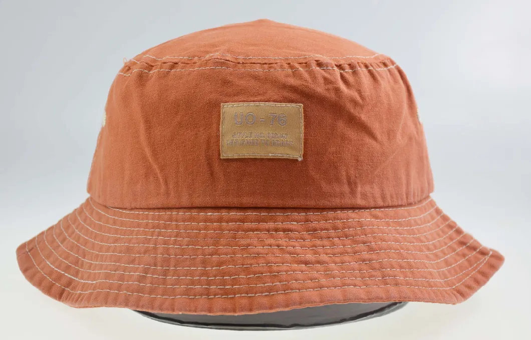 BSCI Blank Soft Cotton Bucket Hat Summer Ladies Leisure Hat