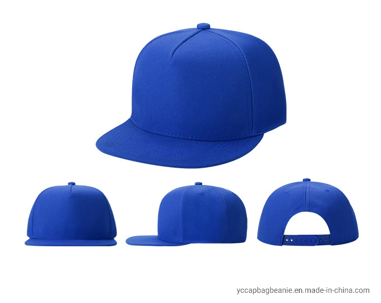 Good Quality 5 Panel Snapback Flat Brim Hat/Cap