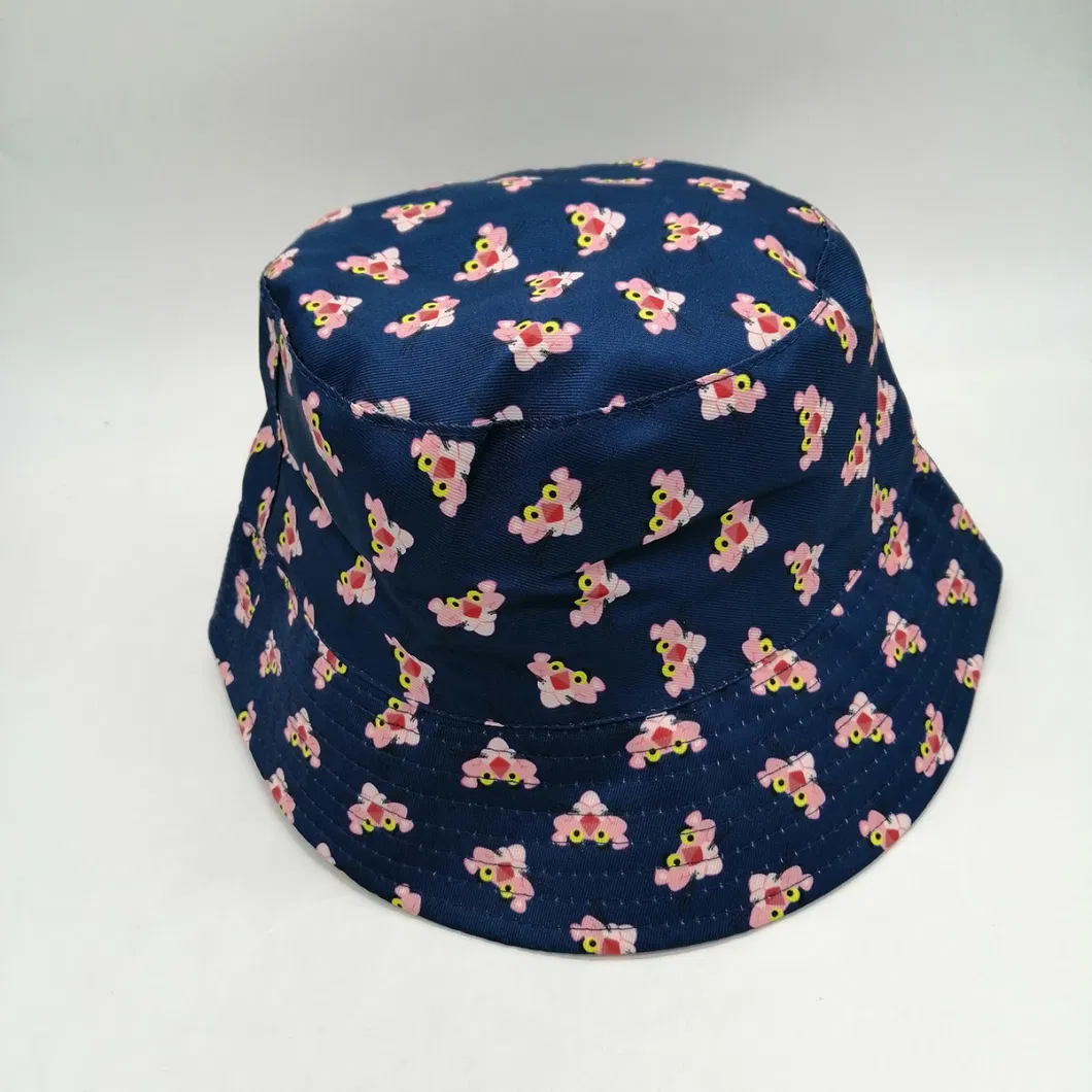 Wholesale Custom Printed Toddler Kids Boys Girls Cute Bucket Fishing Hats