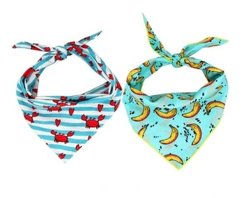 Hanyang Pet Products Pet Accessories Wholesale Custom Logo Pet Triangle Neckwear Pet Scarf Dog Bandana