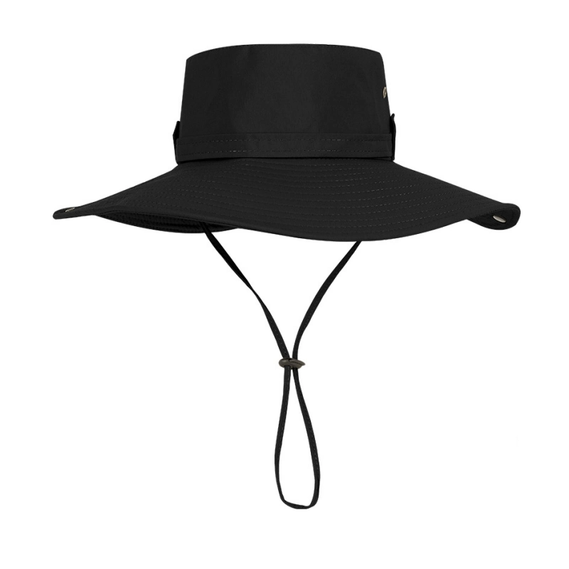 Breathable Wide Brim Outdoor Bucket Hats Sun Protection Travel Fishing Hat