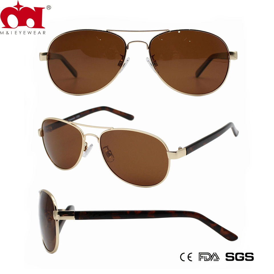 Fashion Wide-Angle High Quality Wholesale Fashion Metal Sungalsses (WSM20035)