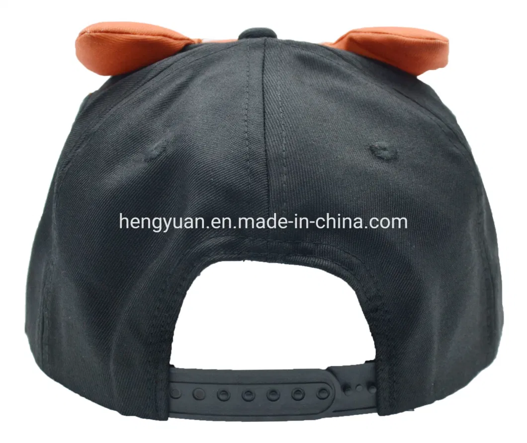 Wholesale Cotton Children Flat Tongue Baseball Cap with Animal Printing BSCI, Oeko Tex