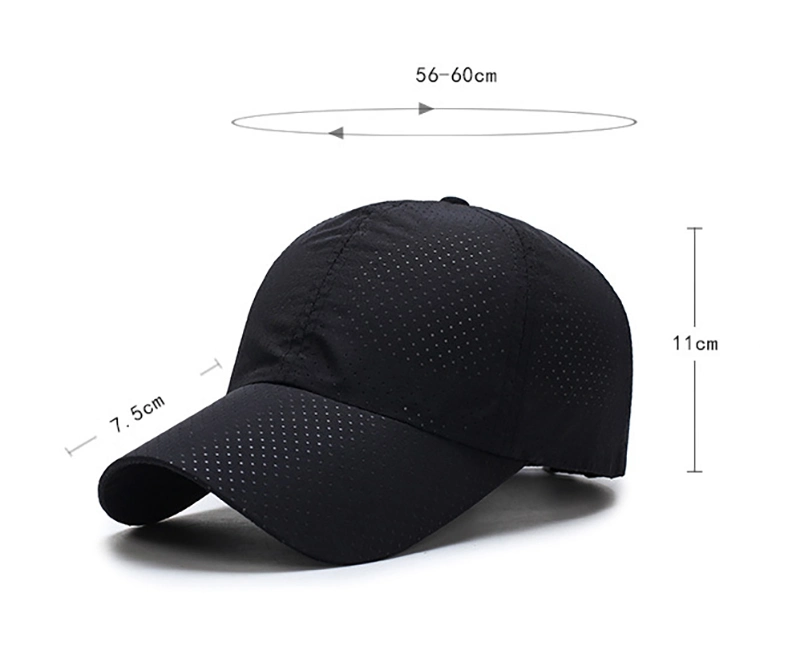 High Quality Gorra Beisbol Solid Color Logo Customized Blank Baseball Men&prime;s Dry Fit Hat Unstructured Dad Cap