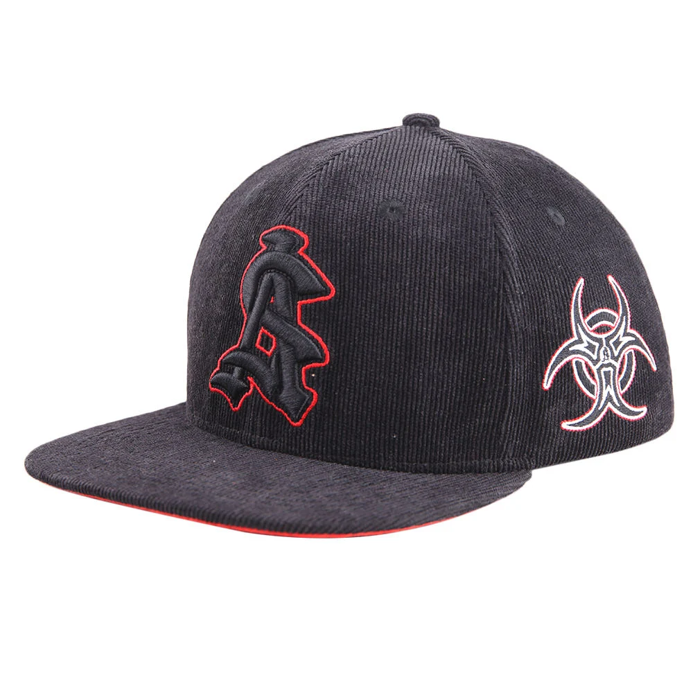 Custom 3D Embroidery High Quality Snapback Cap Hip Hop Baseball Hat