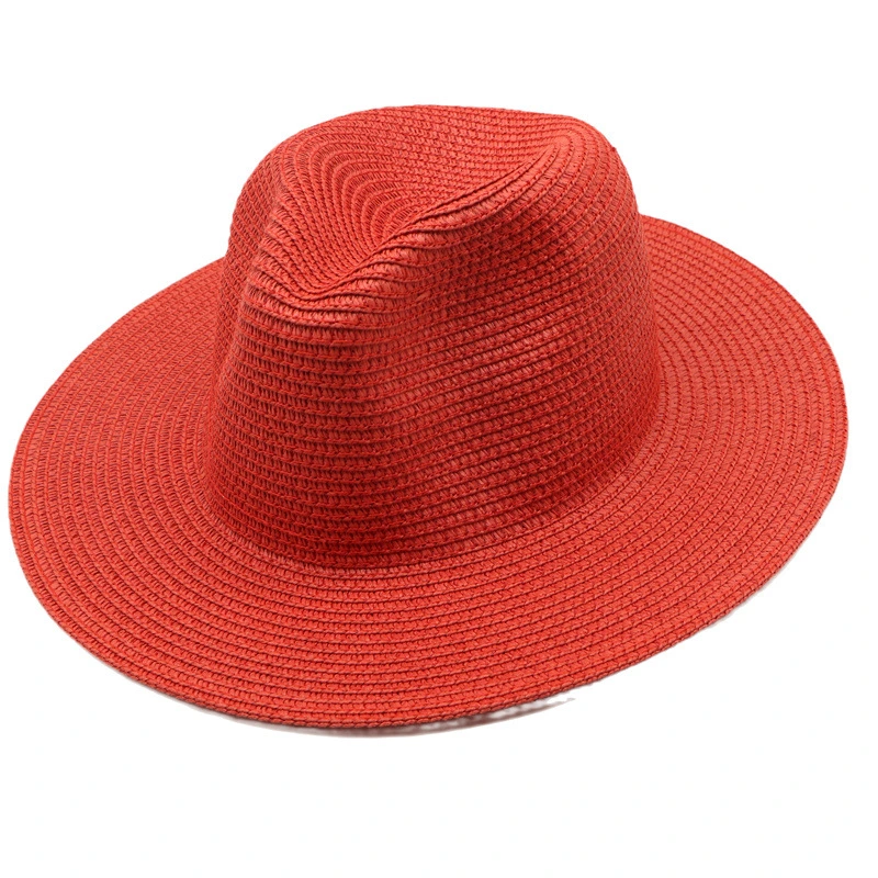 Wholesale Custom Logo Plain Summer Beach Floppy Sun Gorras Panama Straw Hats