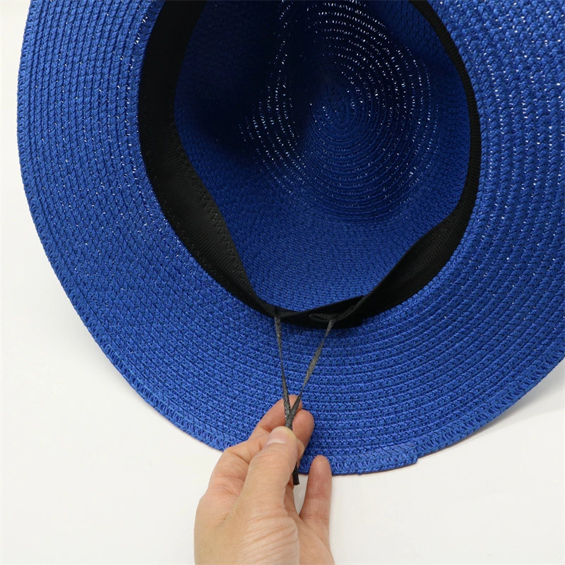 Wholesale Custom Logo Plain Summer Beach Floppy Sun Gorras Panama Straw Hats