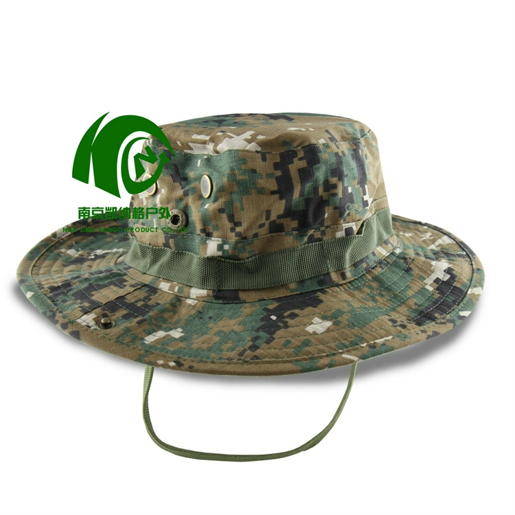 Kango Outdoor Hunting Camo Hats Summer Bucket Sunproof Foldable Military Tactical Hat for Outdoor