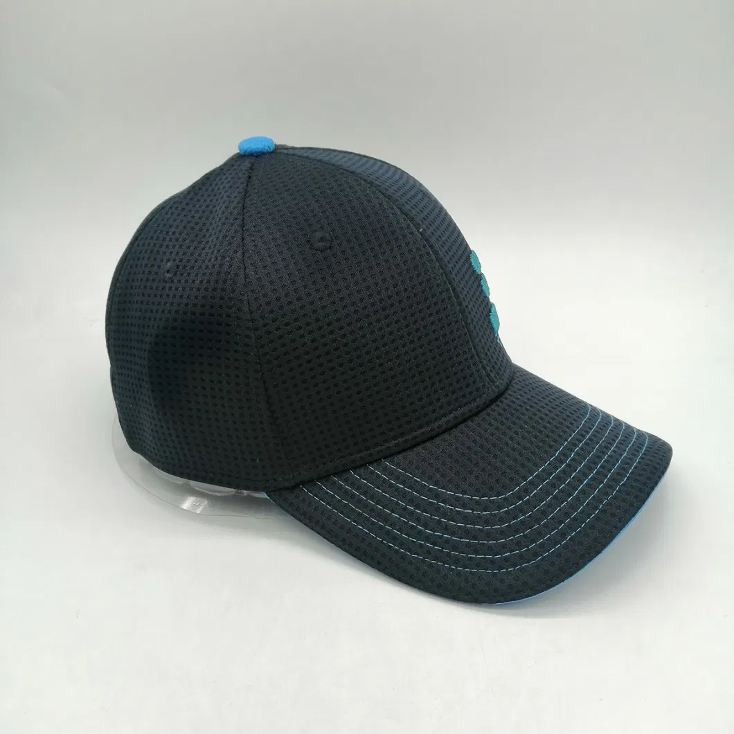 Flex Fit Outdoor Sport Baseball Cap 6 Panel Hat Elastic Closure High Quality Polyester Baseketall Cap Hot Sale