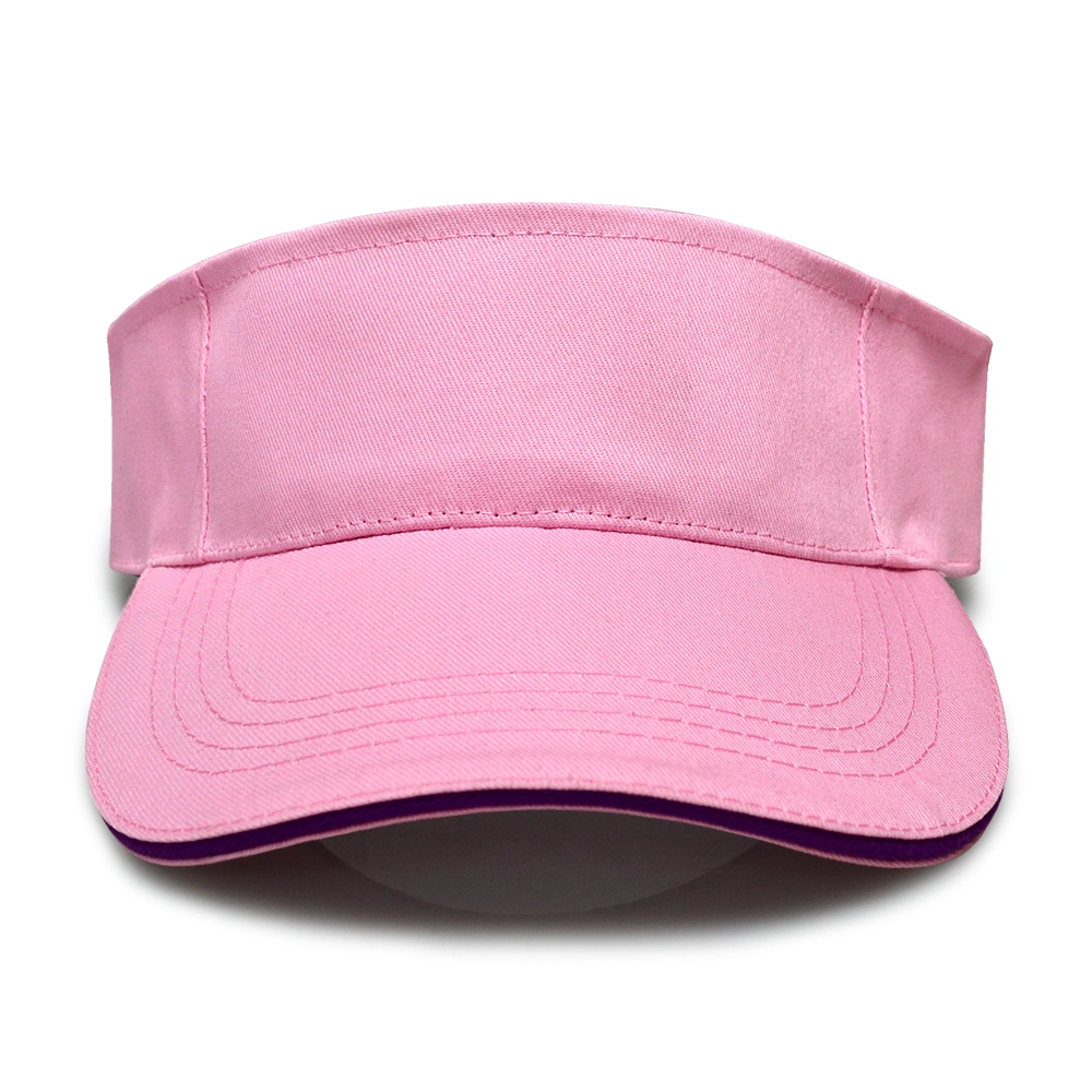 Wholesale Outdoor Cap Custom Hat Adjustable Embroidery Logo Golf Sun Visor Hat