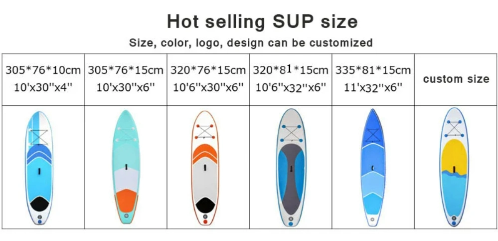 Isup Sup Stand up Paddle Board Surfboard Inflatable Paddleboard with Accesories