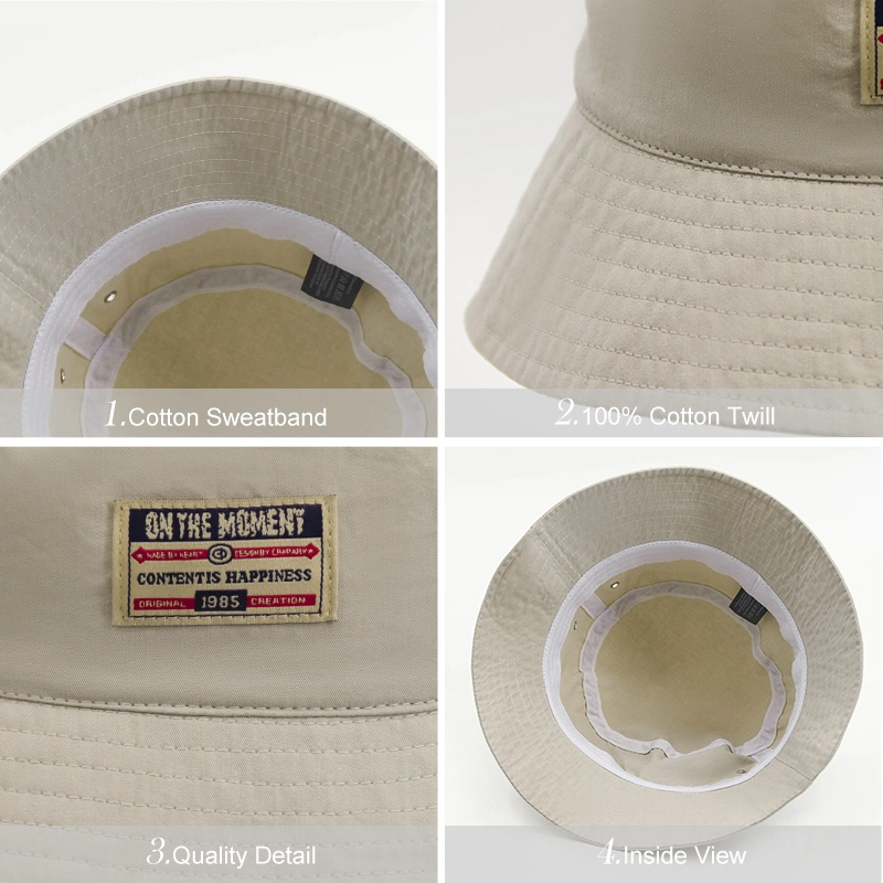 Wholesale Trendy Foldable Washed Cotton Fisherman Hat Casual Men Blank Custom Bucket Hat