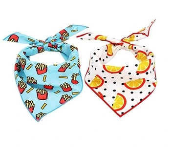 Hanyang Pet Products Pet Accessories Wholesale Custom Logo Pet Triangle Neckwear Pet Scarf Dog Bandana