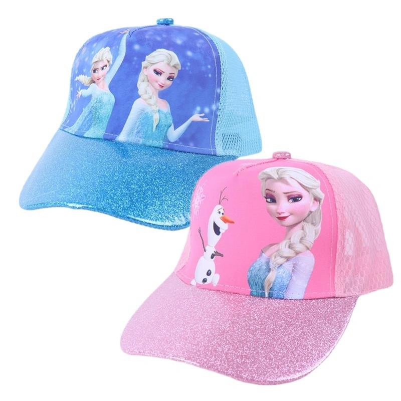 Children&prime;s Hat Princess Aisha Baseball Cap Summer Net Hat Shade Cap