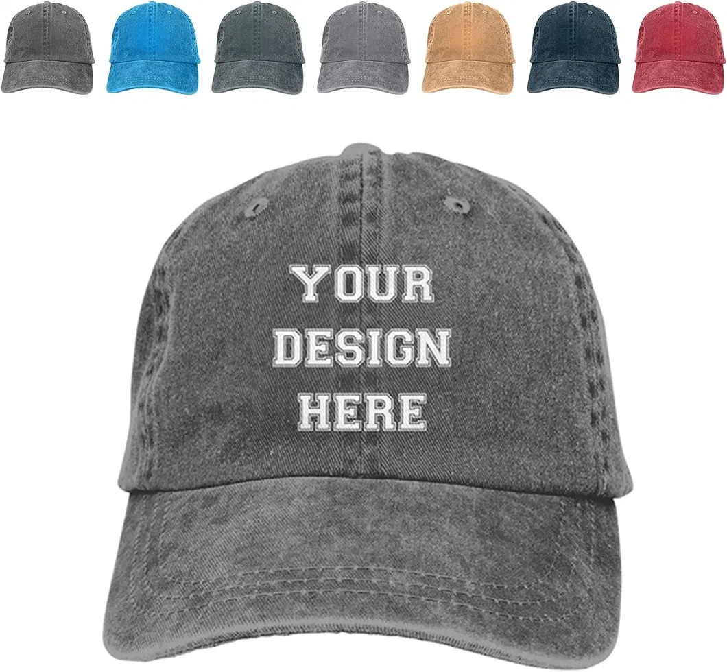 Custom Baseball Cap Personalized Cowboy Hat Add Text Photo Unisex Trucker Hat