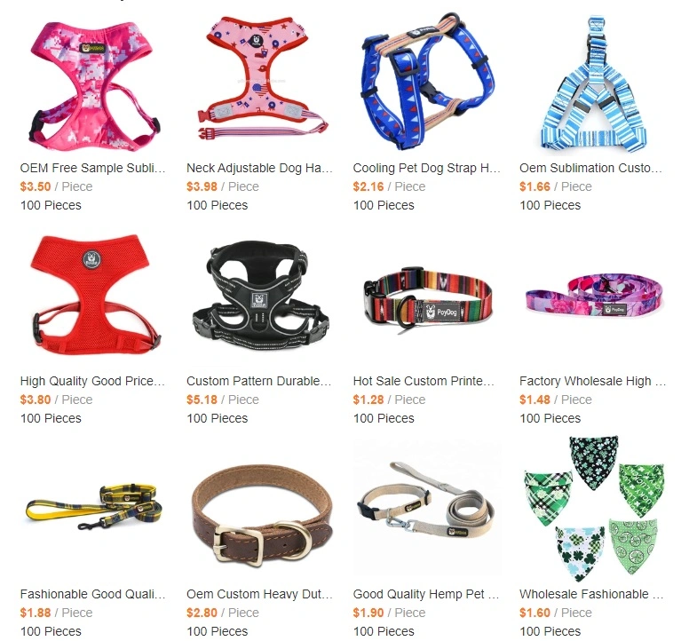 Hanyang OEM Pet Accessories Pet Product Whoesale Custom OEM Custom Pet Dog Bandana Pet Bibs Reversible Dog Bandana