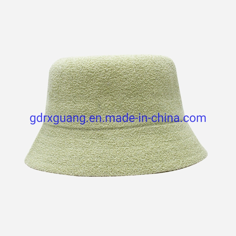 Wholesale Fashion Embroidery Custom Terry Towel Cloth Bucket Hat