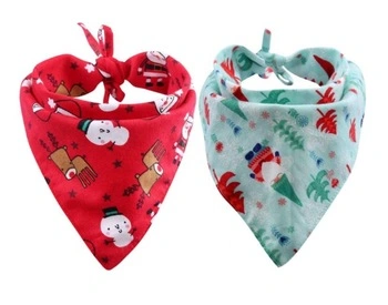 Hanyang Pet Products Pet Accessories Wholesale Custom Logo Pet Triangle Neckwear Pet Scarf Dog Bandana