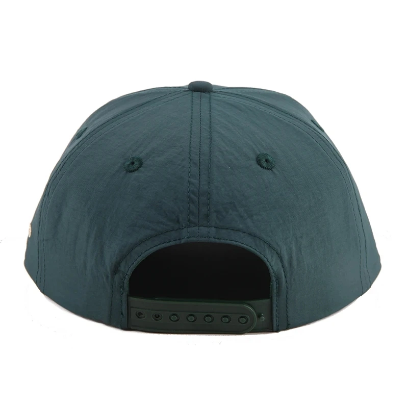 5 Panel 3D Embroidery Logo Golf Sports Baseball Cap Snapback Rope Hat