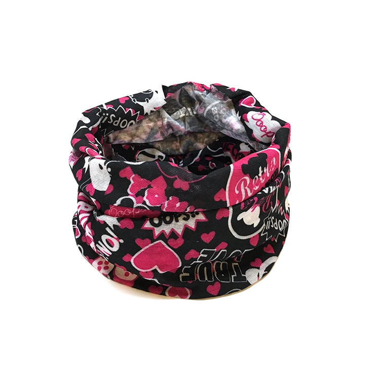 Customized Microfiber Seamless Tube Plain Bandana Knit Sports Scarf Magic Headwear Bandana Custom Print Logo