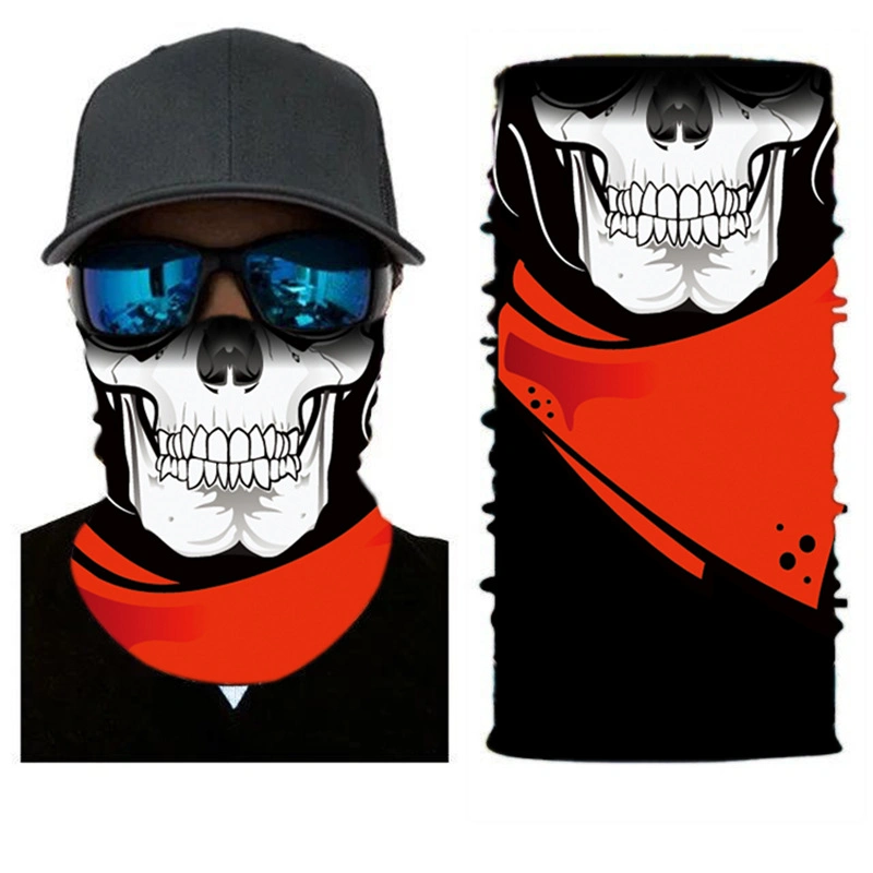 Wholesale Skull Half Face Series Seamless Magic Headscarf/Bandana