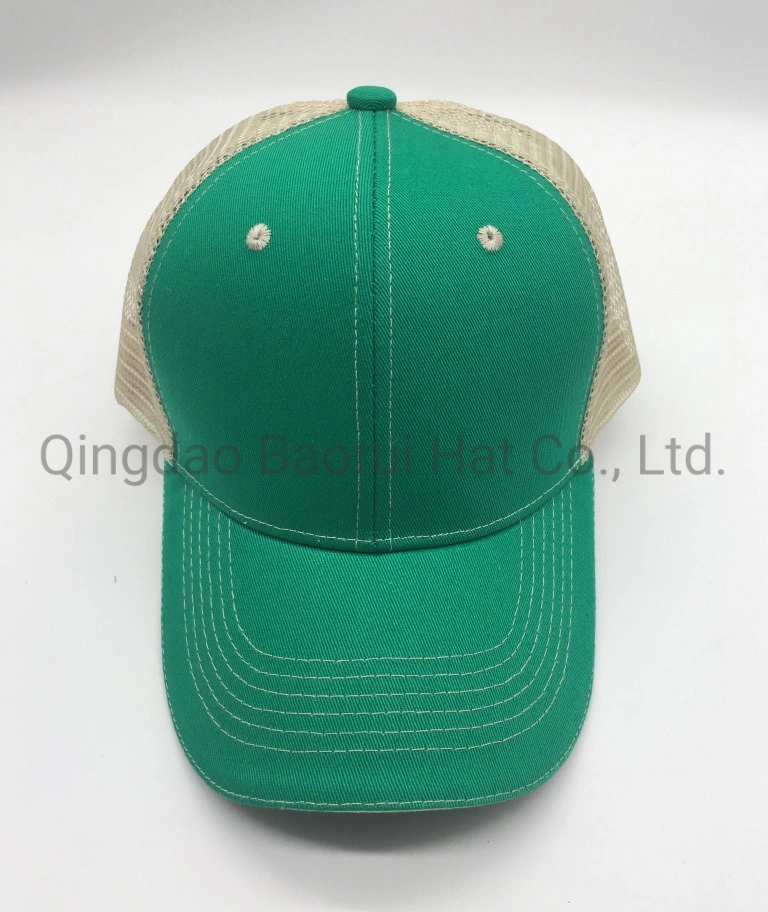 Trucker Mesh Cotton Sport Baseball Hats with Sandwich